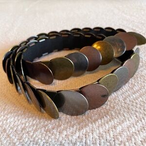 🤍🧡🤎Medallion accent belt🤎🧡🤍